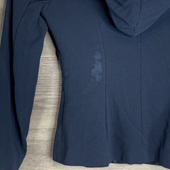 Giorgio Armani Borgo 21 Black Jacket Sz 46 w/Hood 6 Snap Closure 8 Panel - Picture 8 of 13